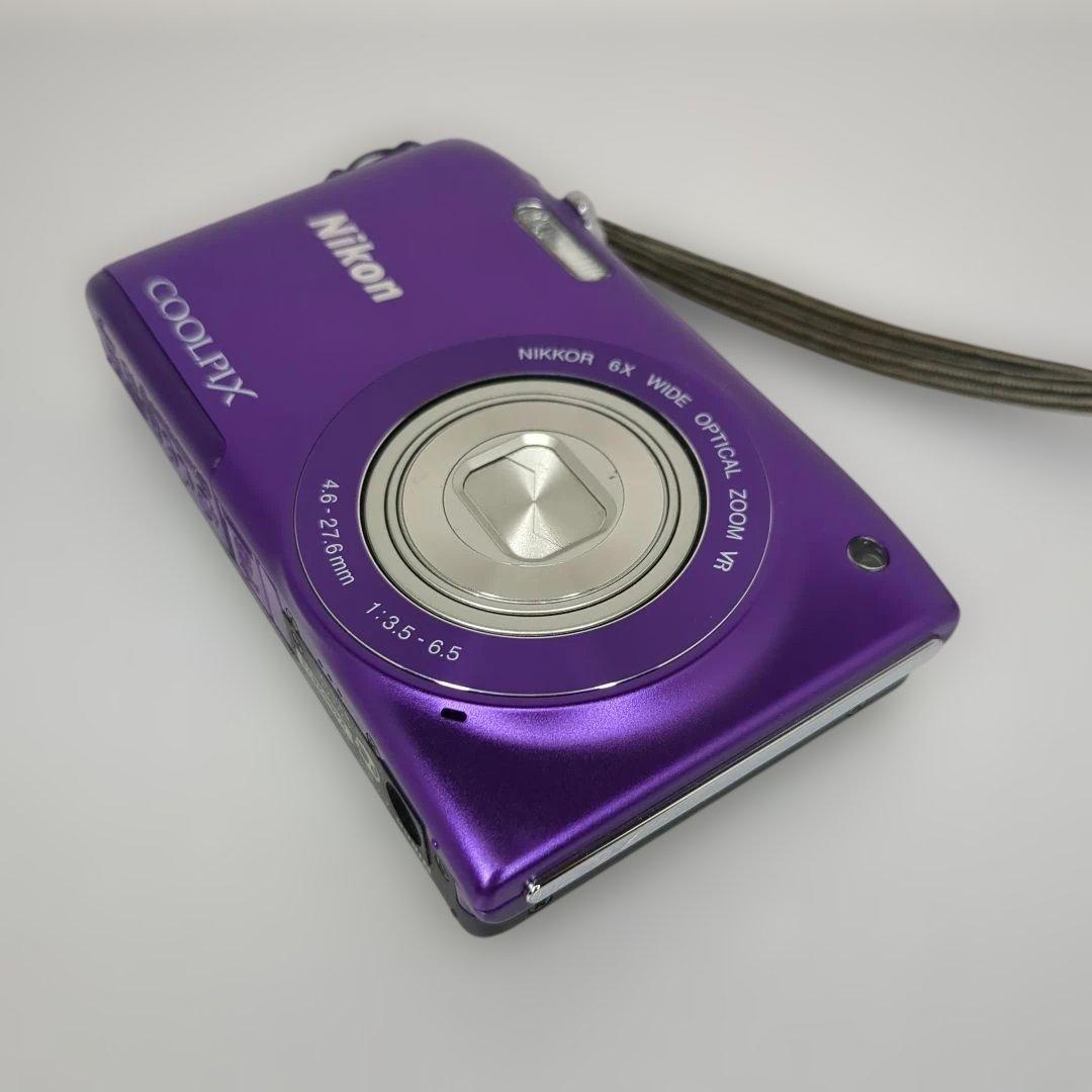Nikon ニコン coolpix S3300 パープル 簡易動作確認済み