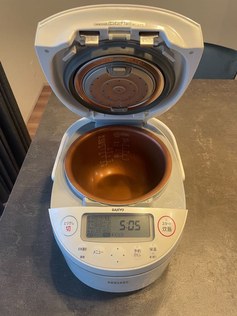 SANYO 炊飯器 圧力IH 純銅内釜