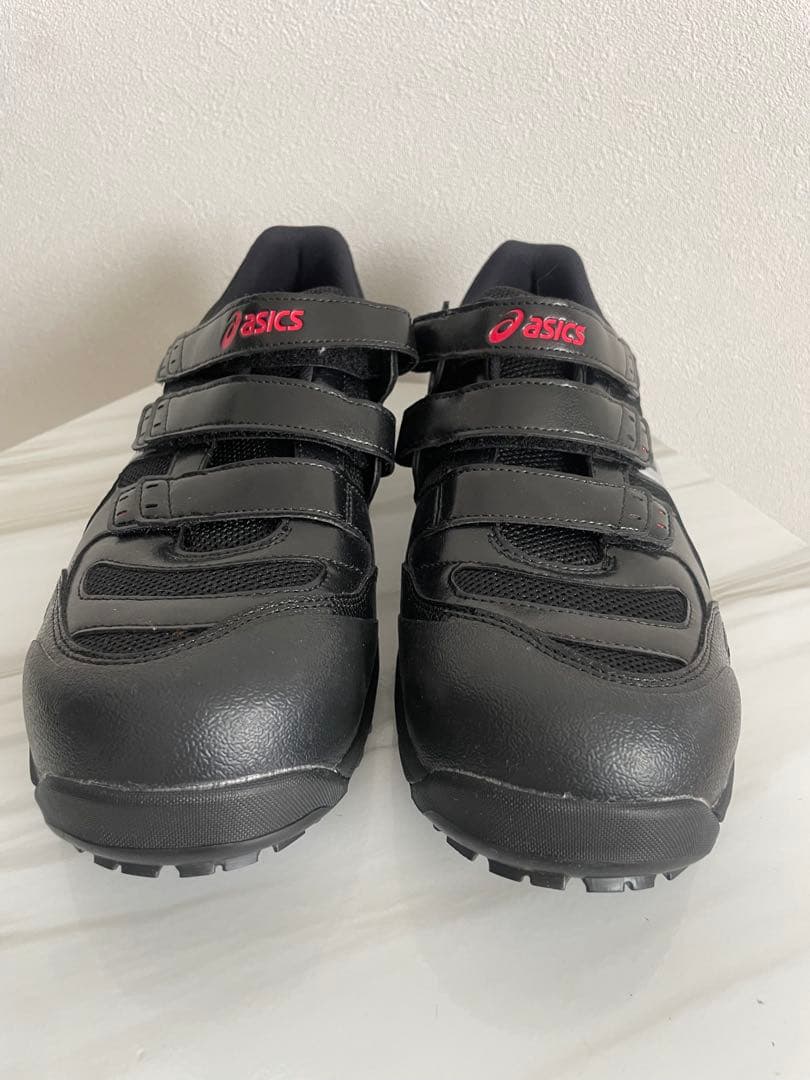 asics ブラック ベルクロ安全靴