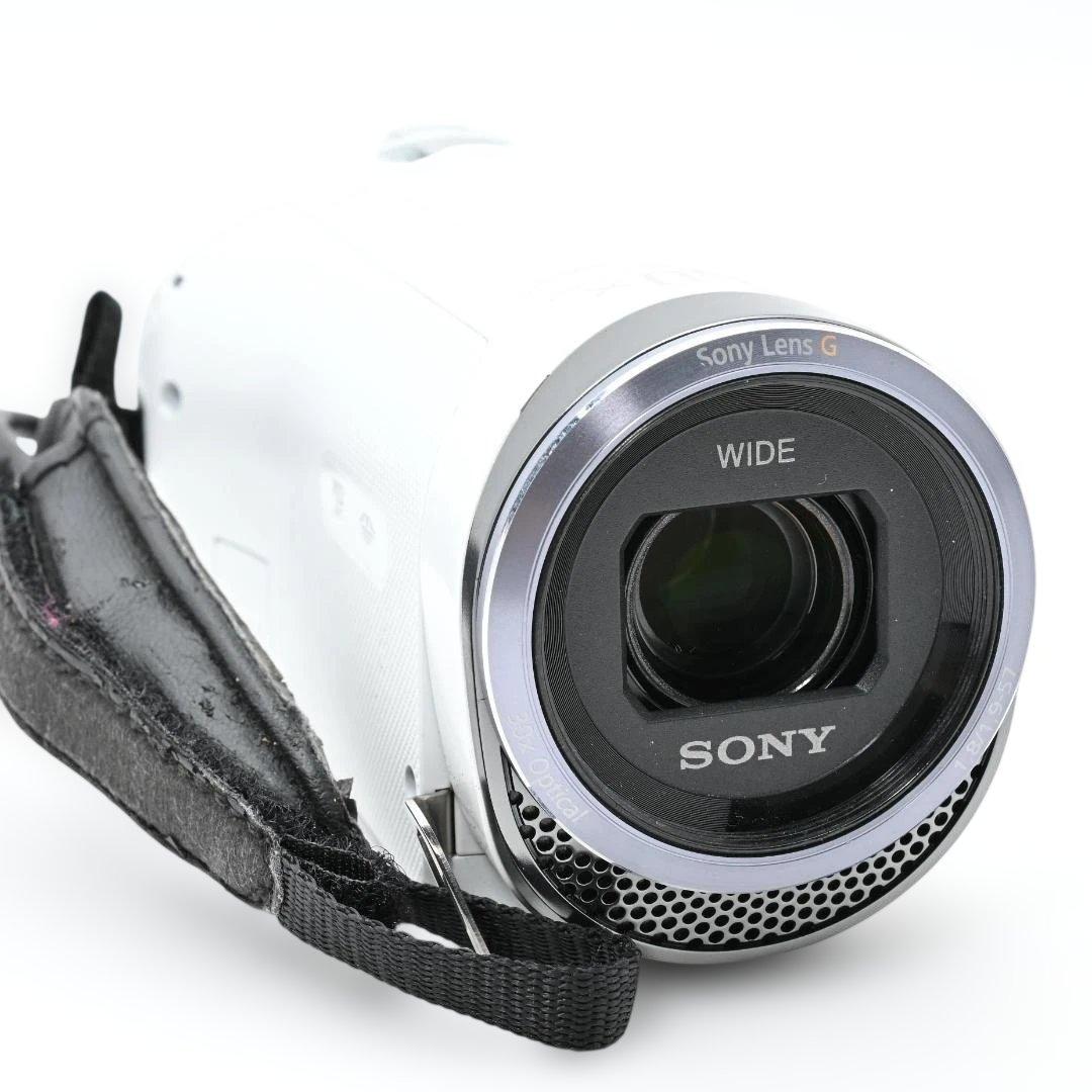 【良品】 SONY Handycam HDR-CX420/W ビデオカメラ