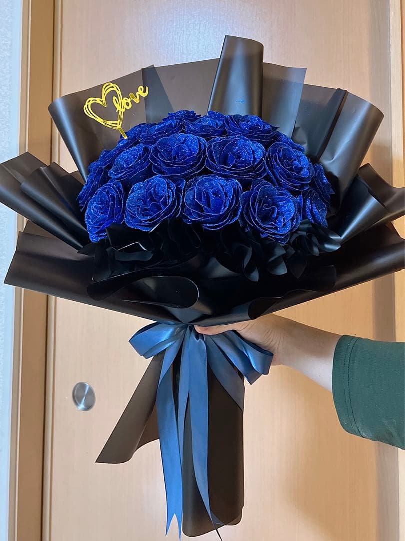 ソープフラワー薔薇 お誕生日 ・記念日 プレゼント 花束 卒業式