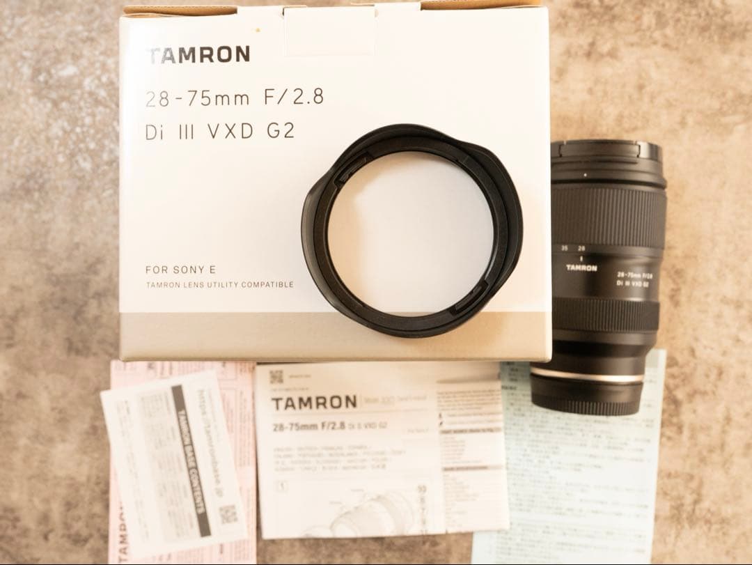 TAMRON 28-75mm F/2.8 Di III VXD G2 Eマウント