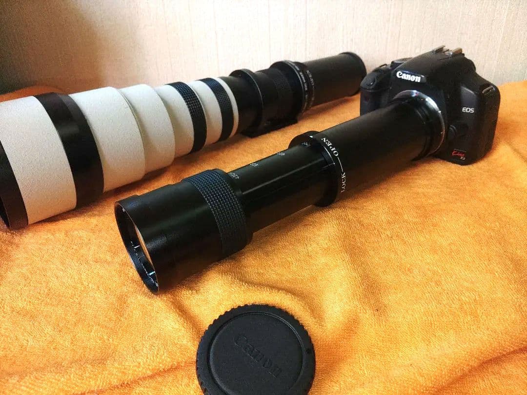 Canon EOS デジタルX2一眼レフカメラ 望遠レンズセット動作確認済み