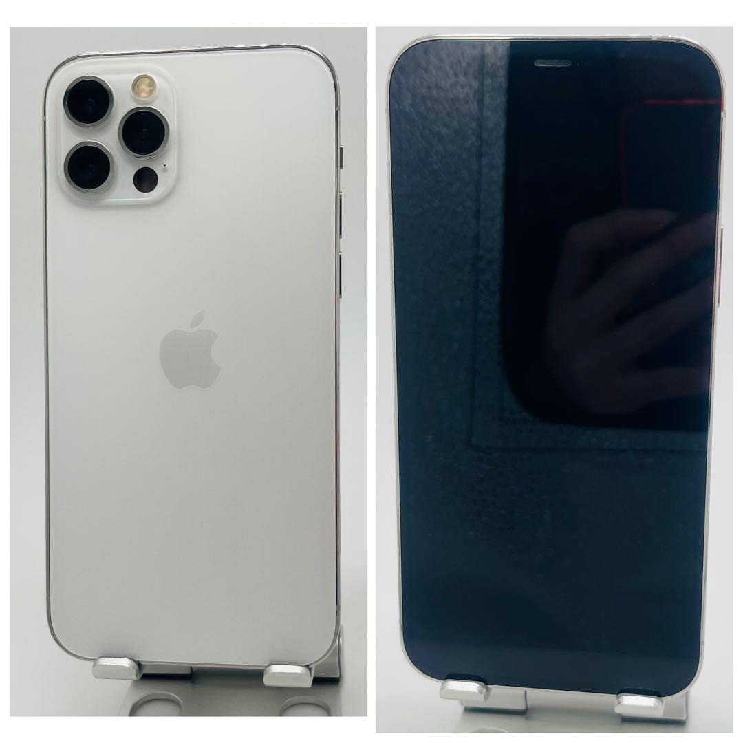 【B】iPhone 12Pro 128GB SIMフリー　シルバー　本体