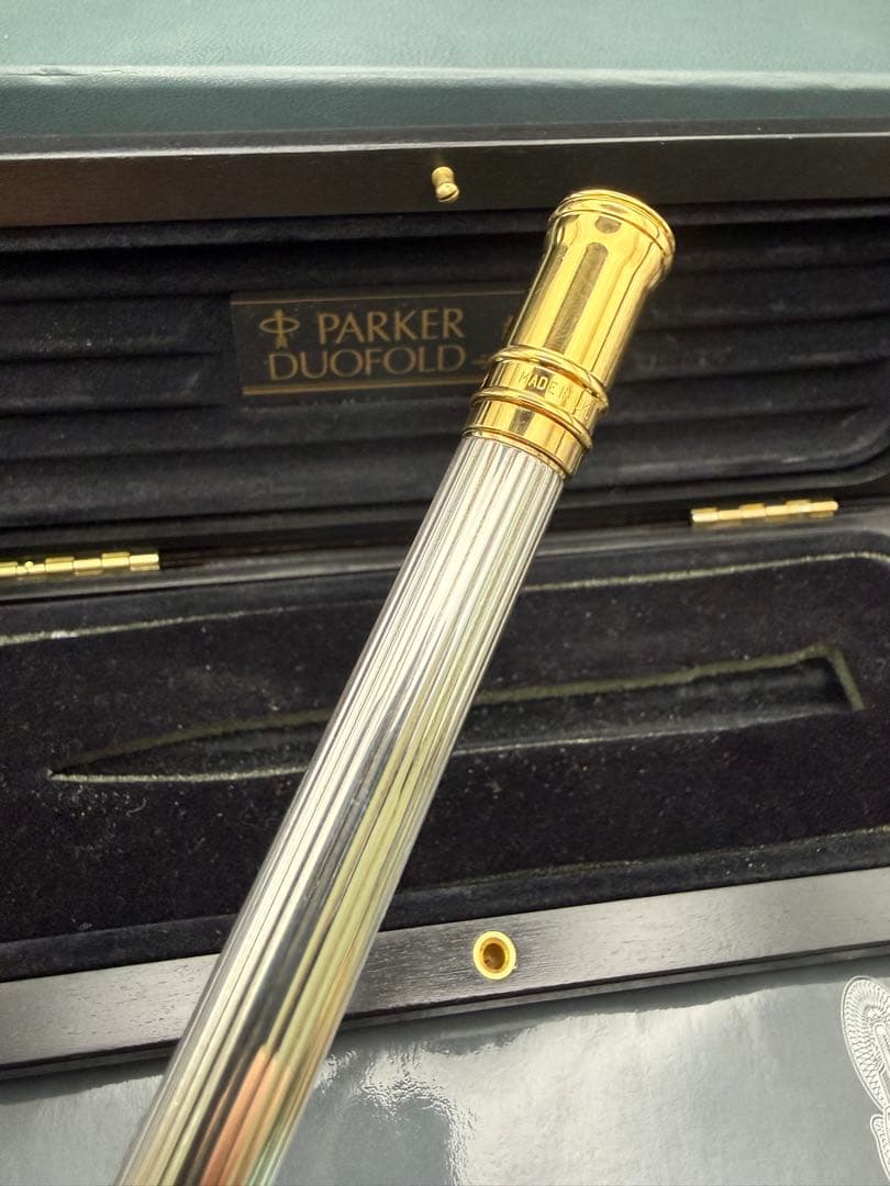 レア PARKER ボールペン デュオフォールド ゴドロン 925