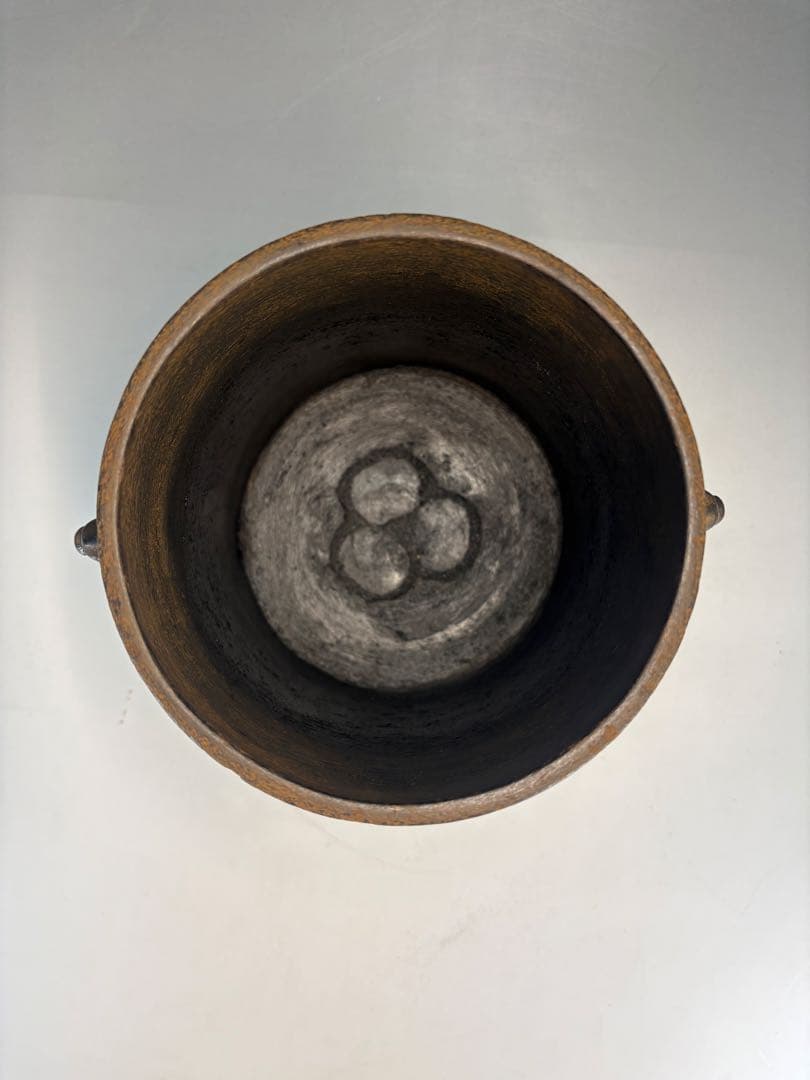 【中古品】和田美ノ助造　雲龍釜