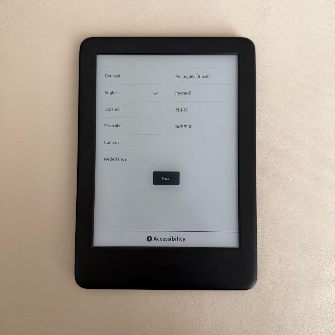 Kindle 8GB ブラック　純正カバー付き　電子書籍リーダー