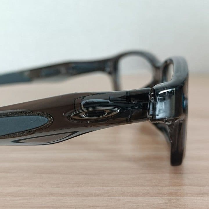 【未使用品】OAKLEY クロスリンク 交換用テンプルキット付き グレークリア調