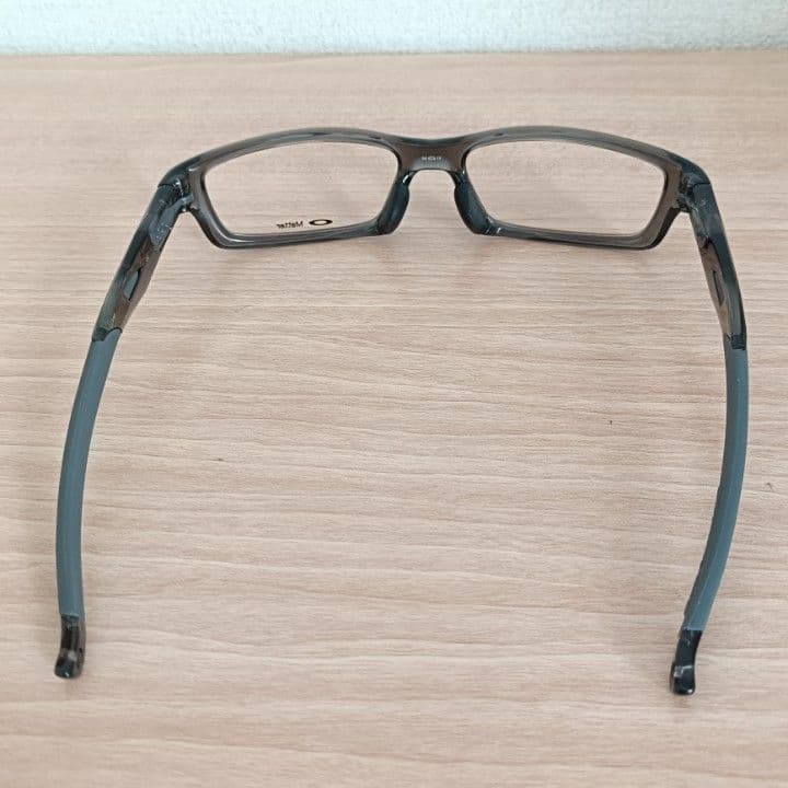 【未使用品】OAKLEY クロスリンク 交換用テンプルキット付き グレークリア調