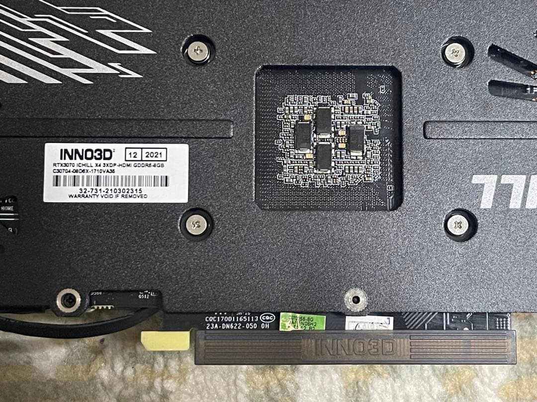 グラフィックボード・グラボ・ビデオカード iCHILL GeForce RTX 3070 8GB