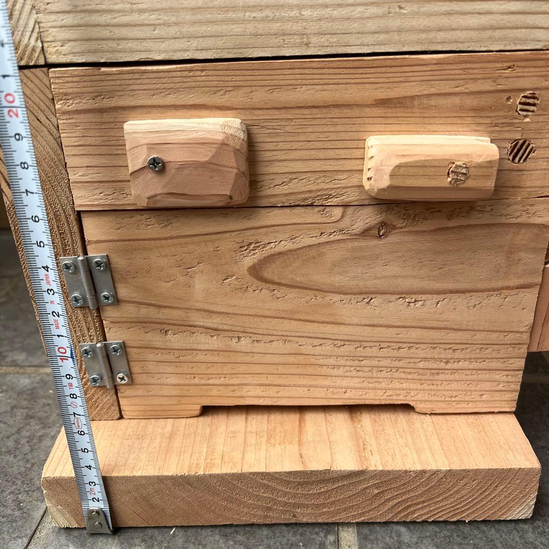 日本ミツバチ重箱式巣箱 継箱3段　　　Ｅ1
