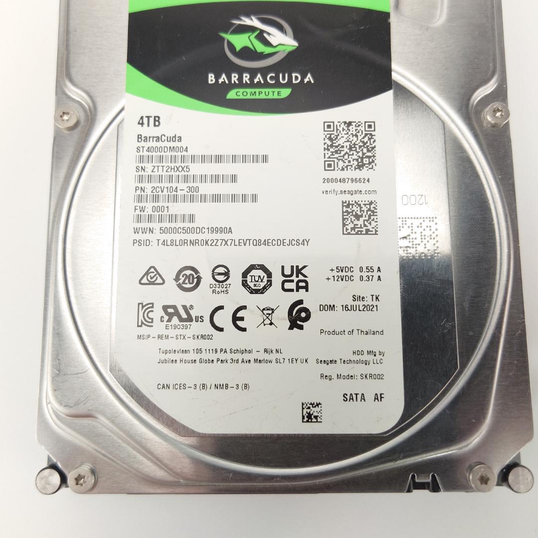 内蔵型ハードディスクドライブ Seagate ST4000DM004 4TB 5400rpm