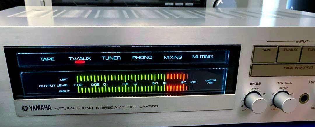 YAMAHA プリメインアンプ ヤマハNSシリーズ CA-7100 動作品