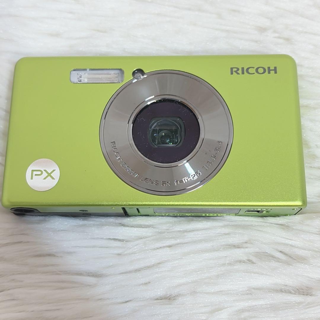 【RICOH　リコー】 PX グリーン コンパクトデジタルカメラ