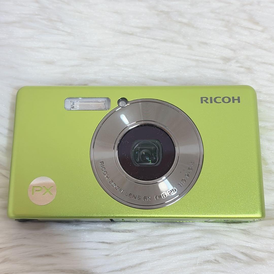 【RICOH　リコー】 PX グリーン コンパクトデジタルカメラ