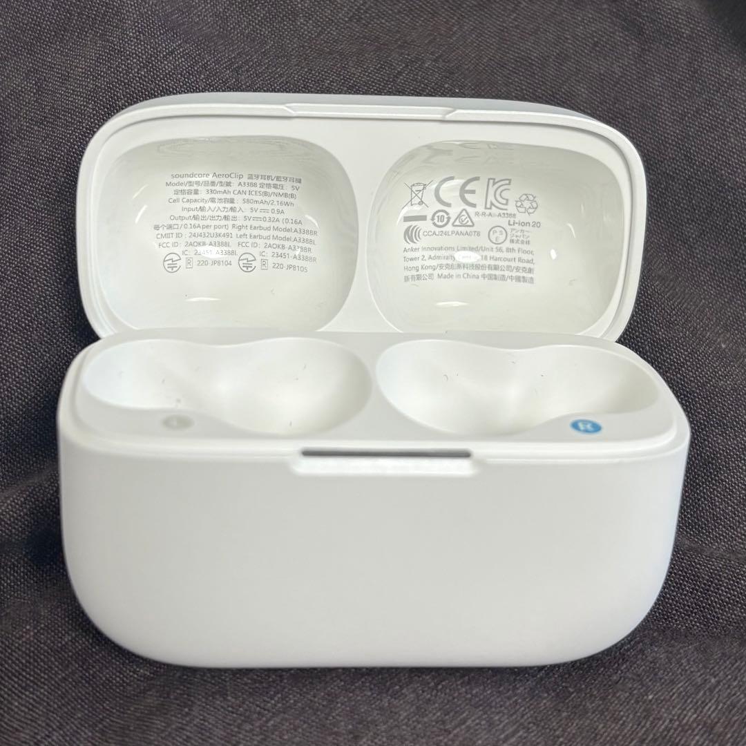 【訳あり】Anker Soundcore AeroClip ワイヤレスイヤホン