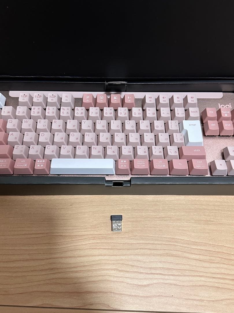 う*！様 logicool SIGNATURE K855 キーボード/ローズピン
