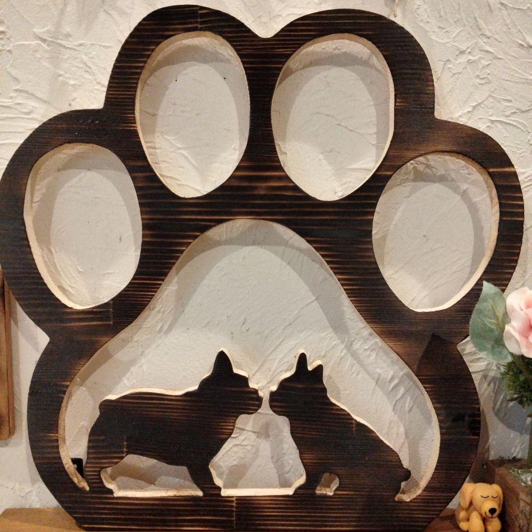 フレンチブルドッグ　オブジェ　壁飾り　ウォールデコ　ハンドメイド　犬　雑貨