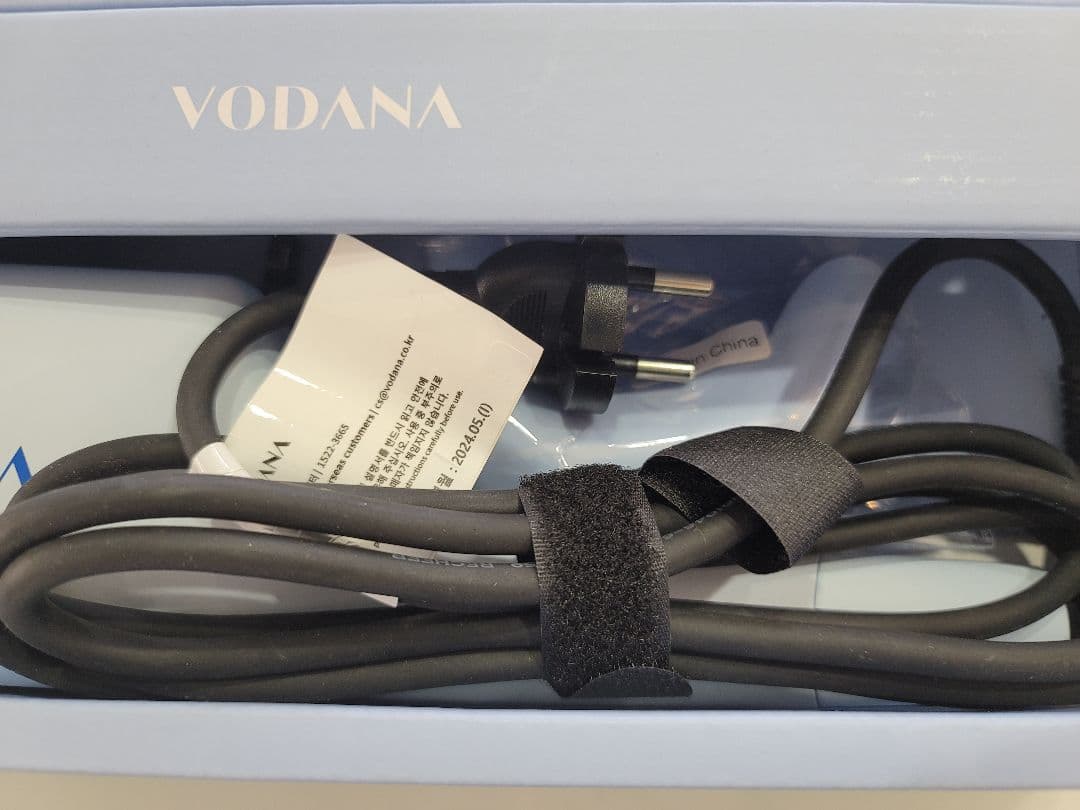 ボダナ VODANA トリプルフローウェーブアイロン 40mm クリーミーブルー