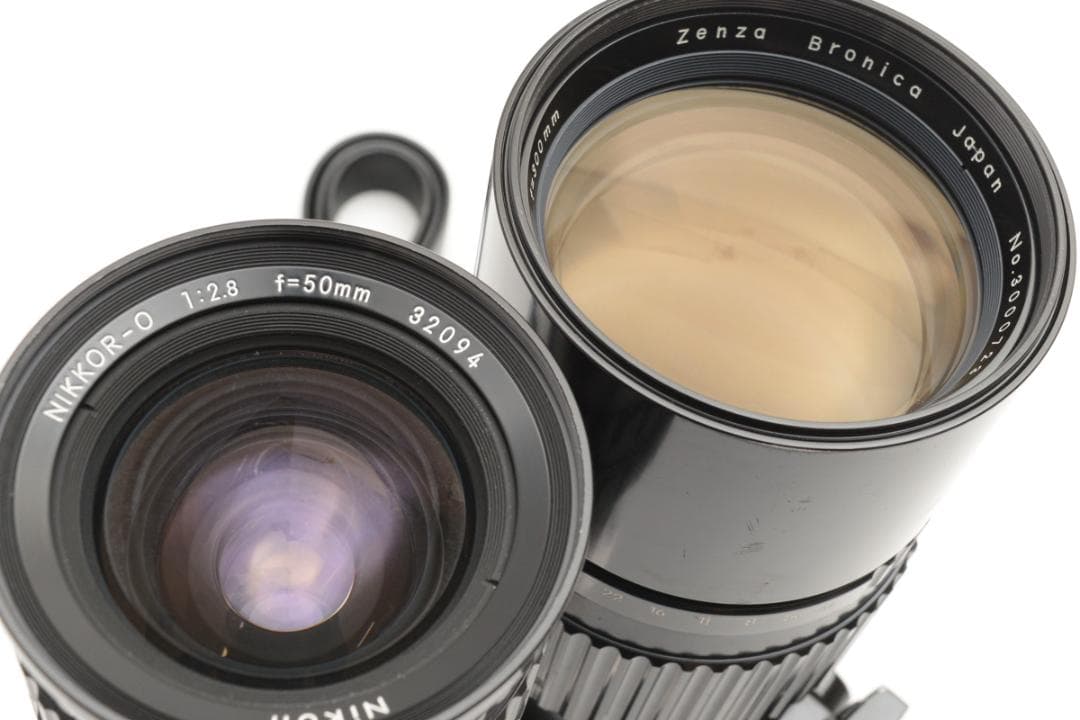 [動作確認済] BRONICA EC中判カメラセット レンズ３つ付き