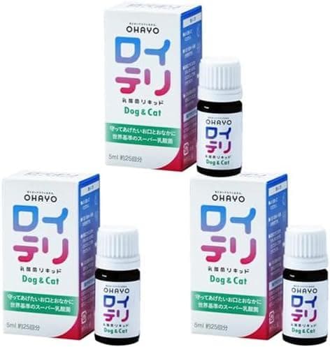 ロイテリ 乳酸菌 犬猫用リキッド Dog&Cat 5mL 約1カ月分 3箱セット