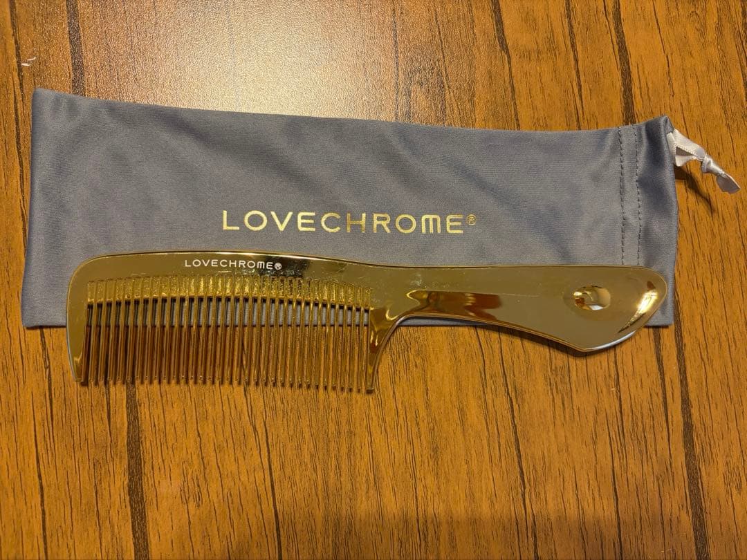 LOVE CHROME/ラブクロム K24GP テツキコーム クシ ゴールド 金
