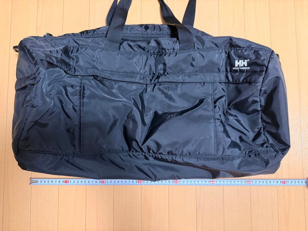 【美品】HELLY HANSEN ダッフルバッグ ボストンバッグ ブラック