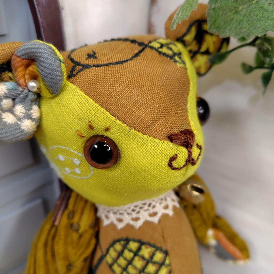 ミナペルホネン＊ハンドメイド＊ぬいぐるみ＊テディベア＊58