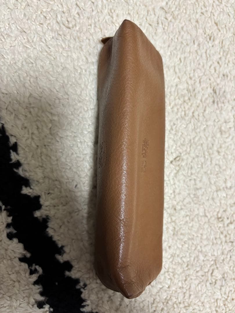 イルビゾンテ　レザー ペンケース ブラウン　ヌメ