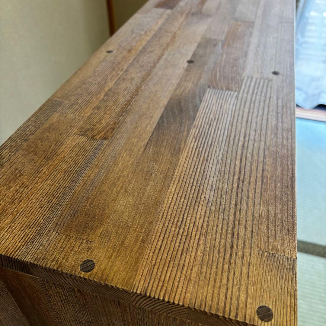 ハンドメイド　脚付き本棚・オープンシェルフ　オーダー受け付けます