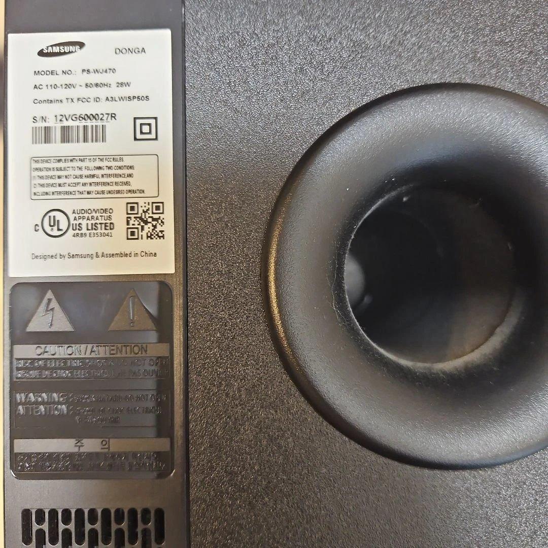 【難あり】Samsung HW-J370 リアスピーカー&サブウーファー付
