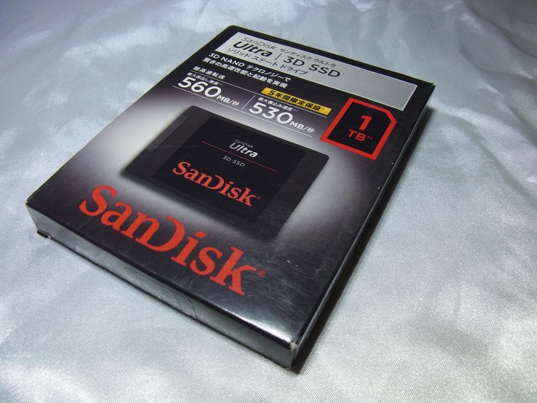 新品未使用　高耐久　SanDisk Ultra 3D SSD 1TB