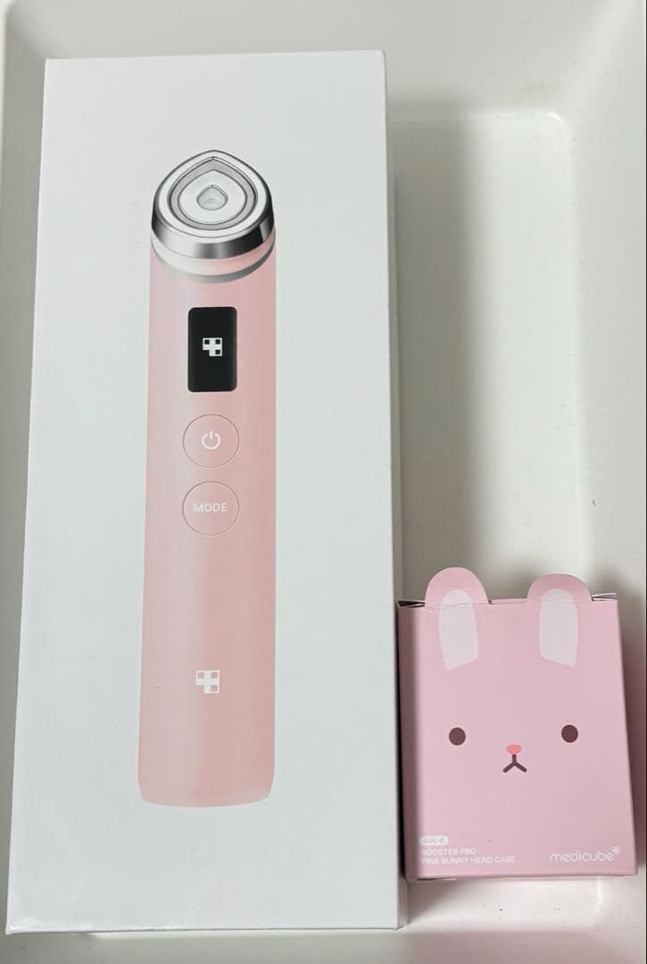 【美品】medicube AGE-Rブースタープロ ピンク 美顔器 うさぎヘッド