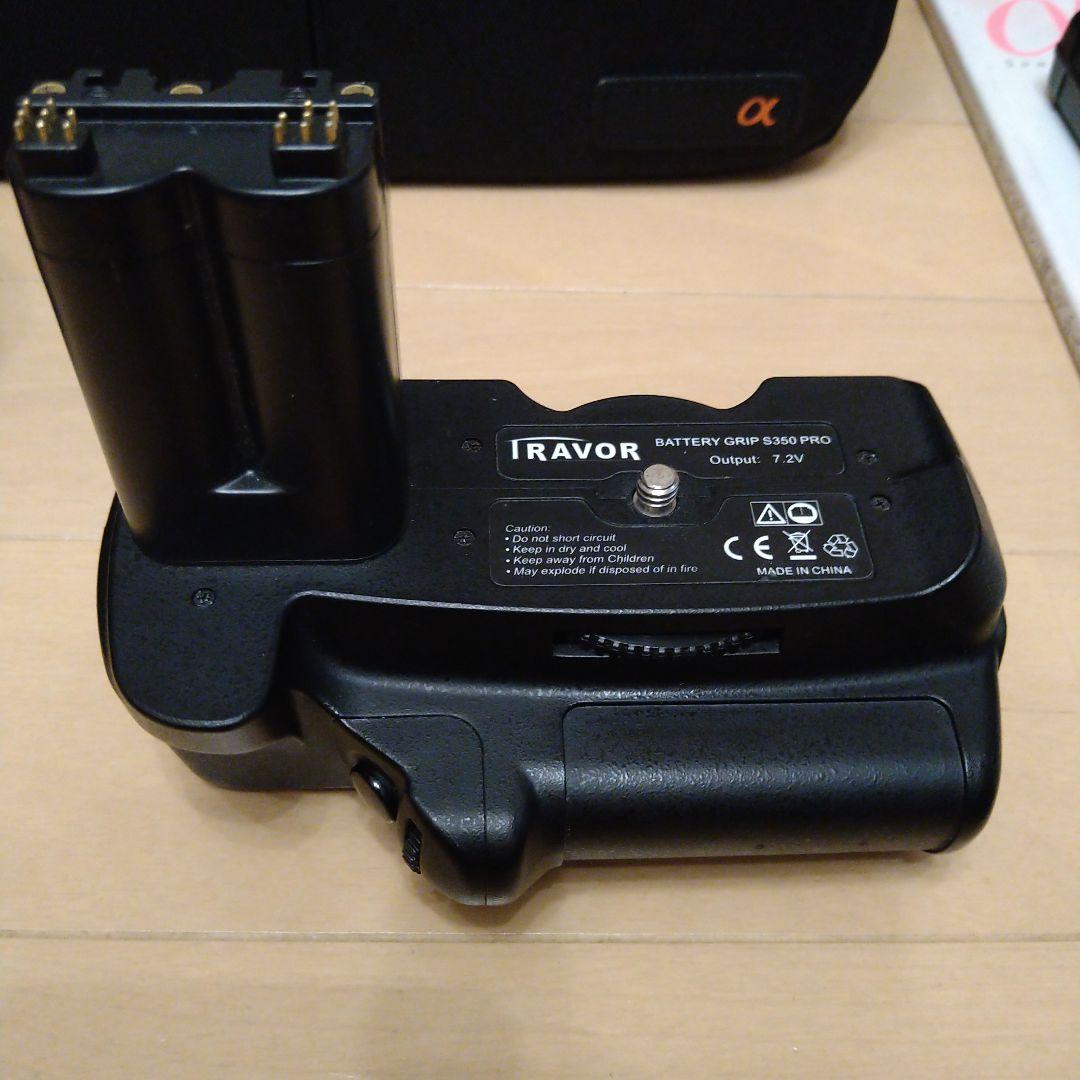 【豪華フルセット】SONY α300 デジタル一眼レフ レンズ3本・縦グリップ