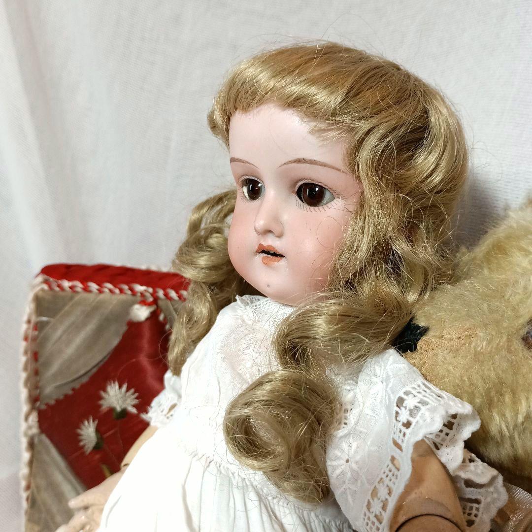 K7⭐アンティークビスクドール　A.マルセル　やさしいあの子　フロラドラ⭐