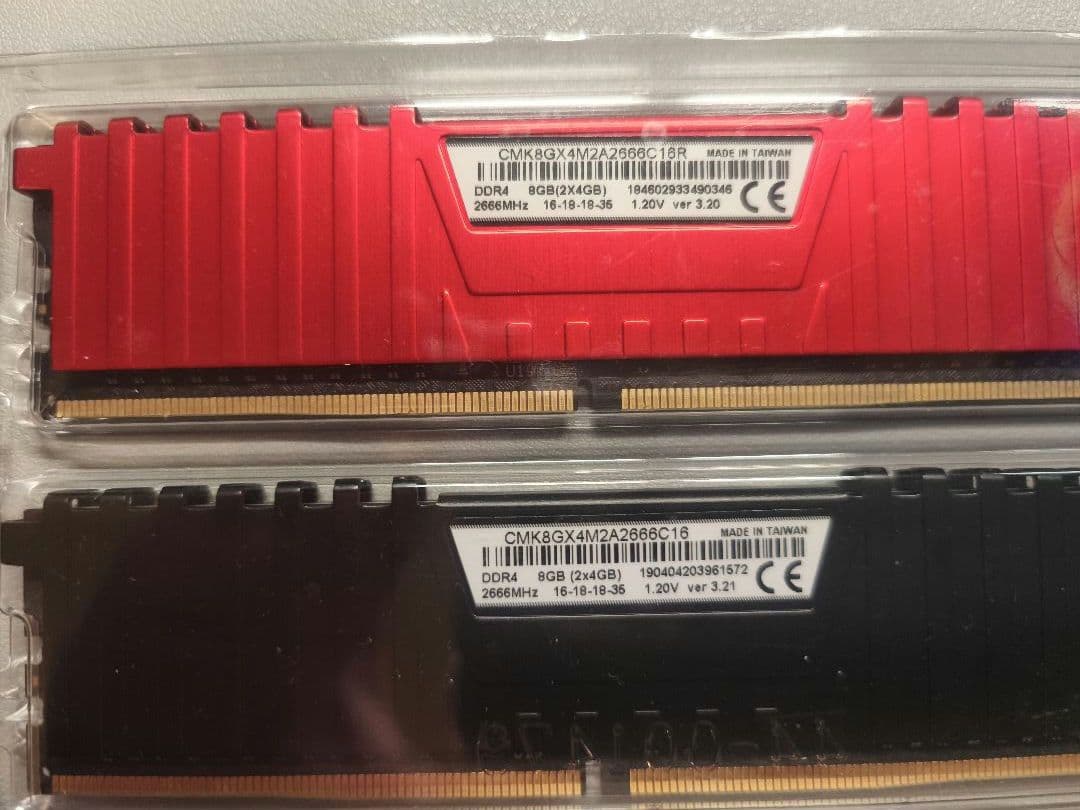 【完全ジャンク】CORSAIR DDR4-2666 メモリ