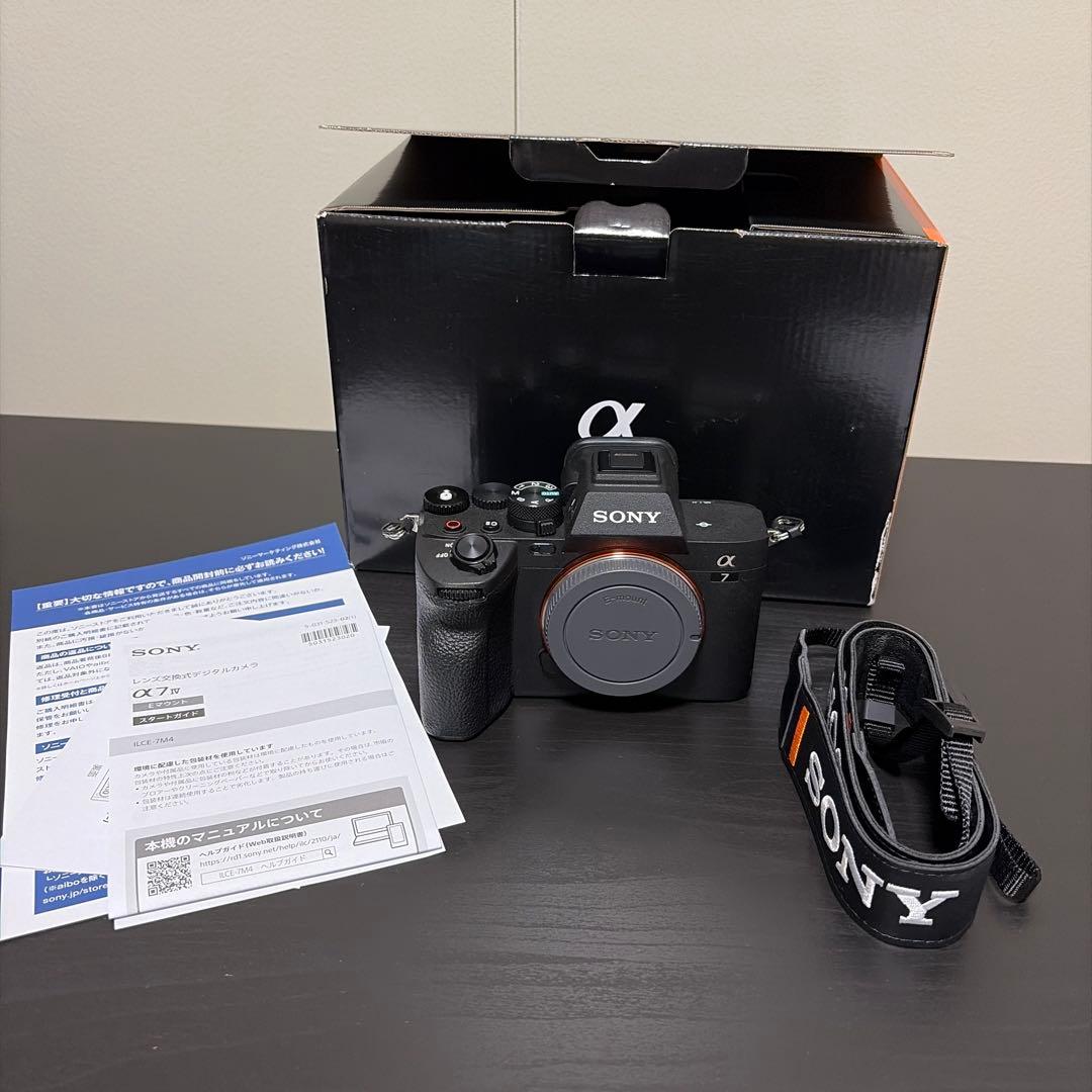 【美品！シャッター数11,856 】SONY α7 Ⅳミラーレス一眼カメラ 本体