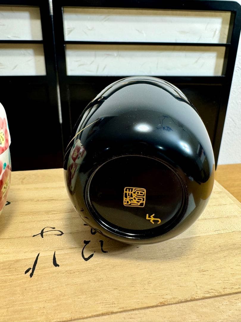 フランクリン画廊　五節供　オリジナル棗揃　未使用品　共箱　共布　紹介栞