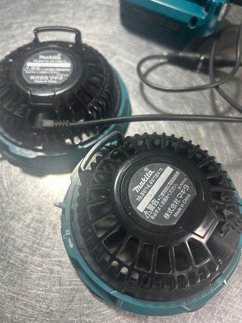 Makita マキタ　冷却服用ファン　USBバッテリーアダプタ