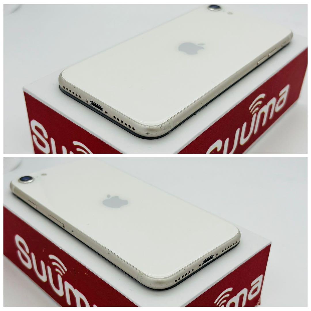 C 100% iPhone SE3 64 GB SIMフリー ホワイト 本体