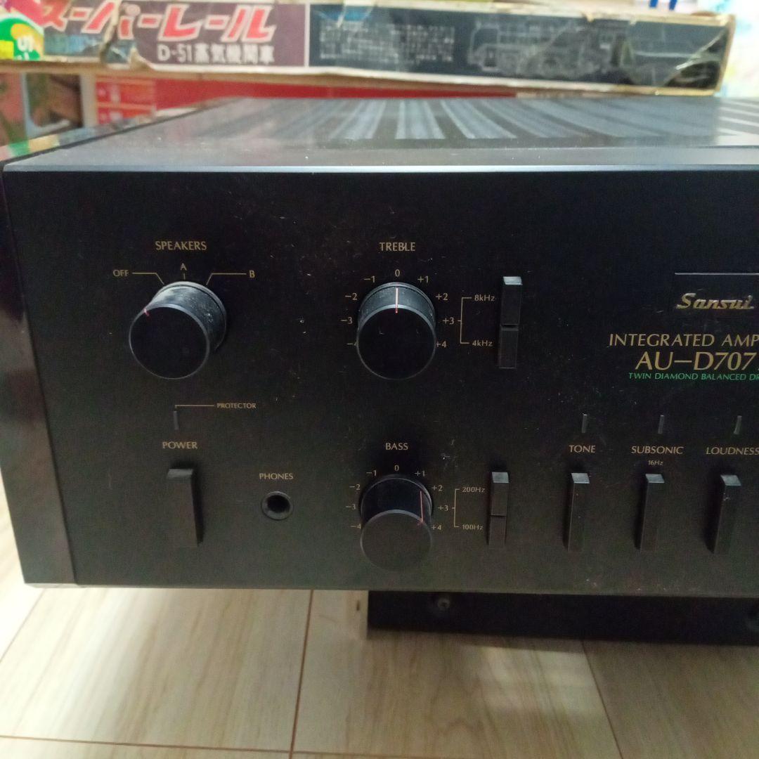 SANSUI AU-D707 プリメインアンプ ブラック