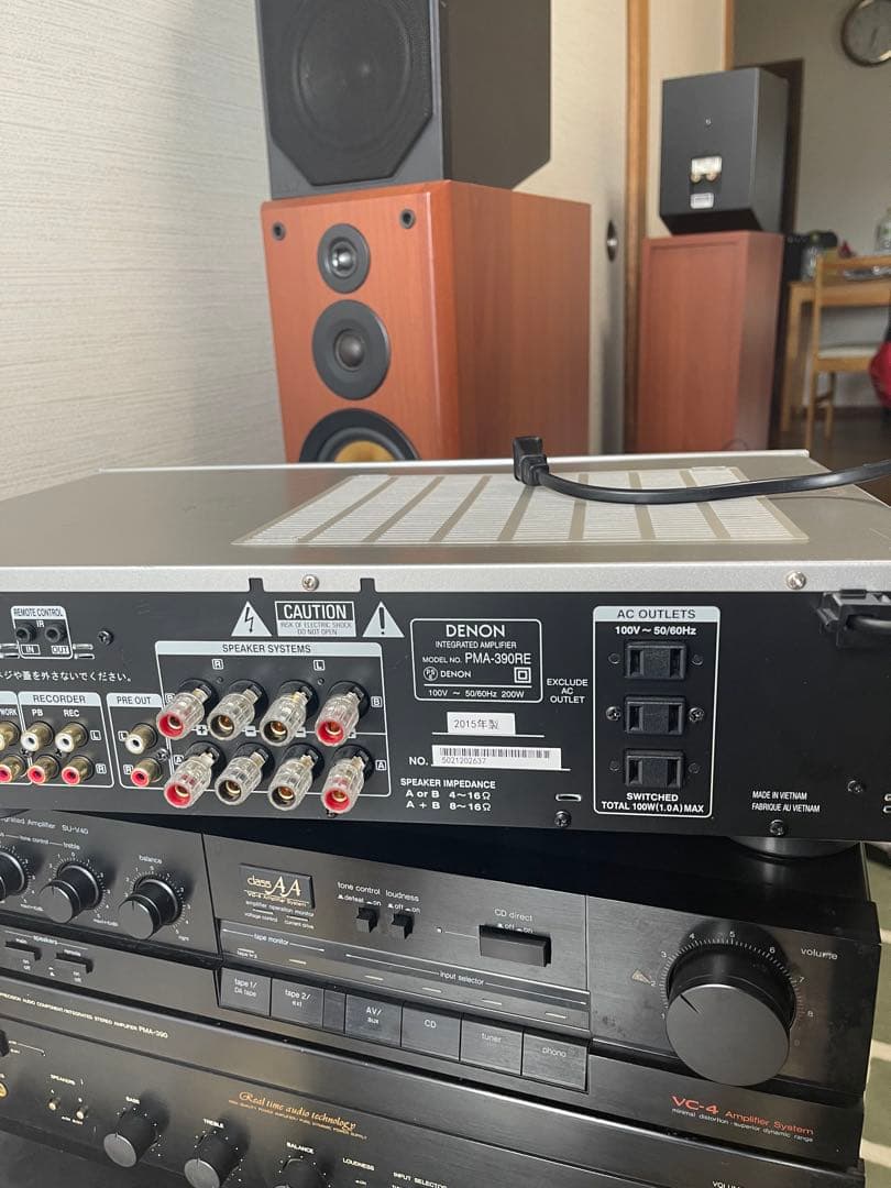 DENON PMA-390RE シルバーアンプ ジャンク