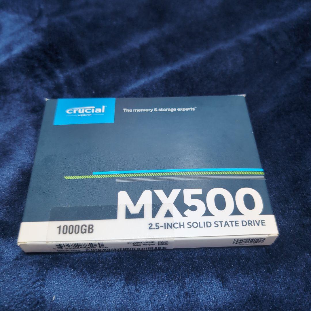【動作確認済】Crucial MX500 1000GB 2.5 SSD