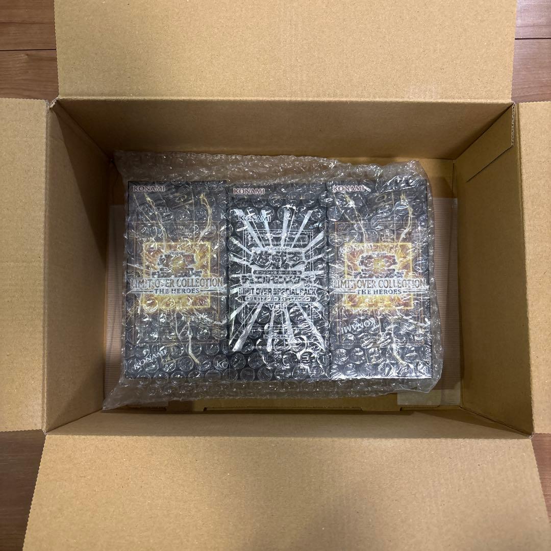 遊戯王　リミテッドオーバーコレクション-ザヒーロー　3BOX シュリンクつき