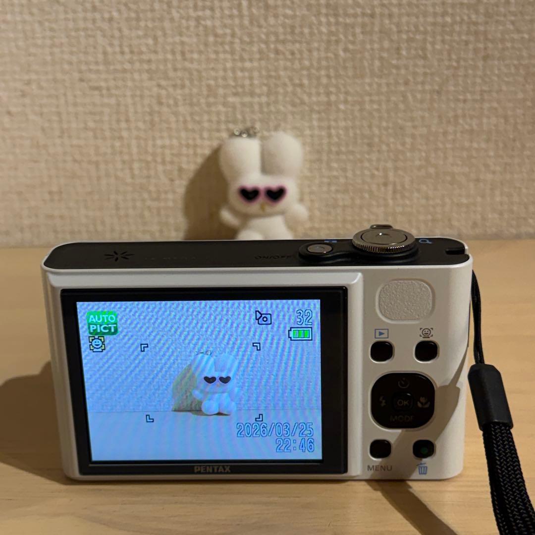 PENTAX Optio RZ18 ホワイト　動作確認済み