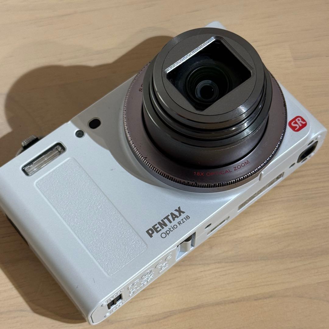 PENTAX Optio RZ18 ホワイト　動作確認済み