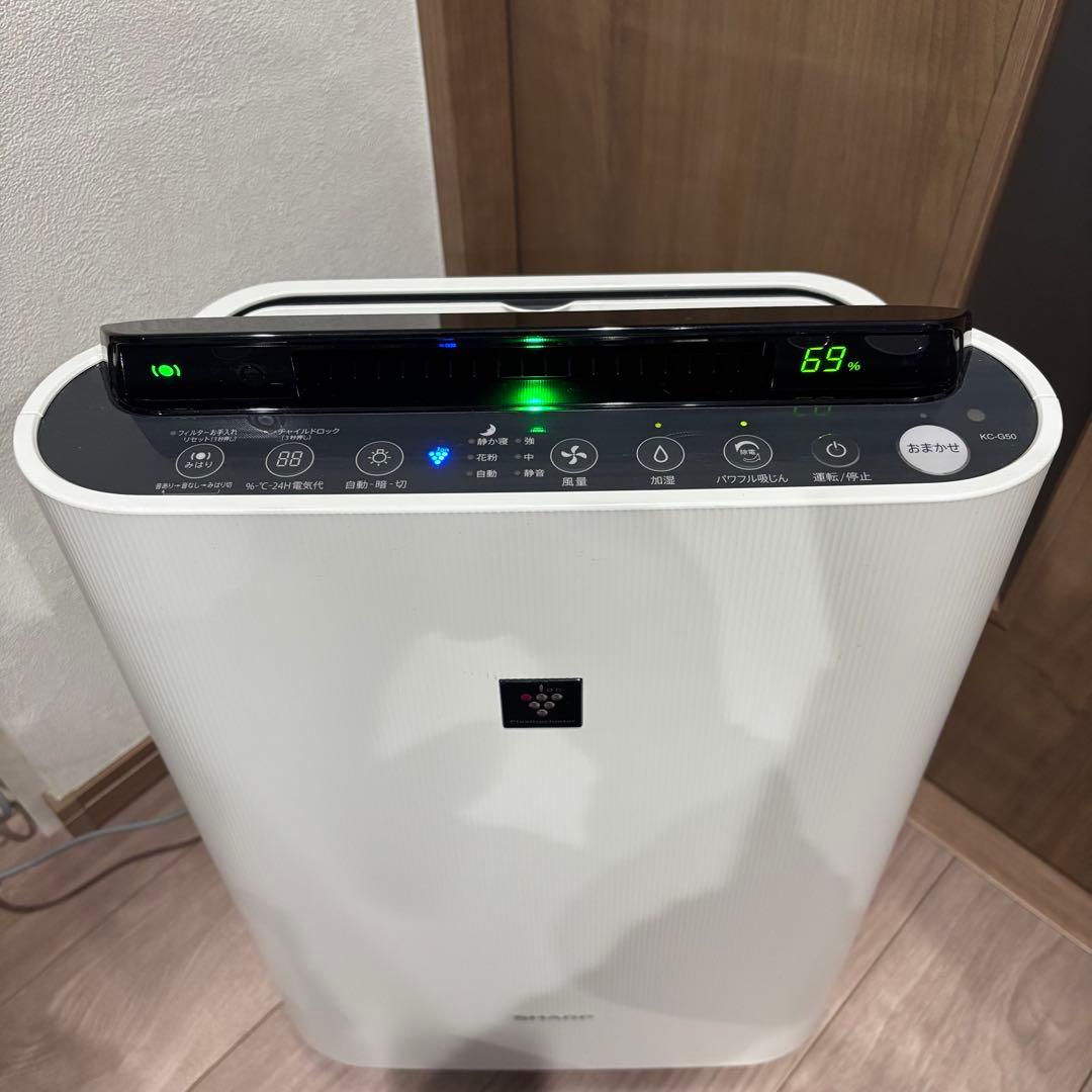 SHARP KC-G50-W 加湿空気清浄機 23畳　プラズマクラスター7000