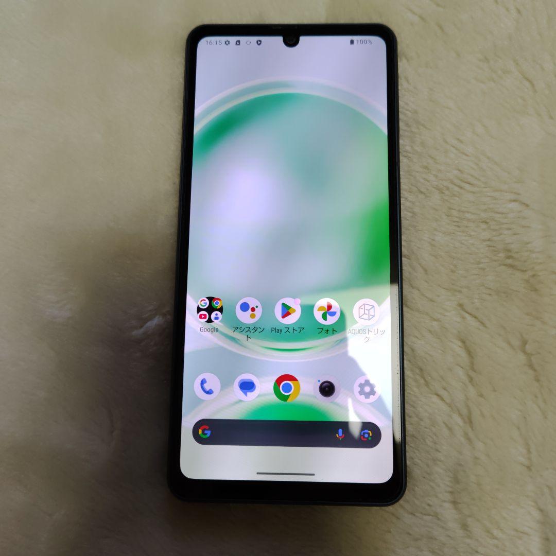 ［美品］SHARP AQUOS sense8 SH-M26 コバルトブラック