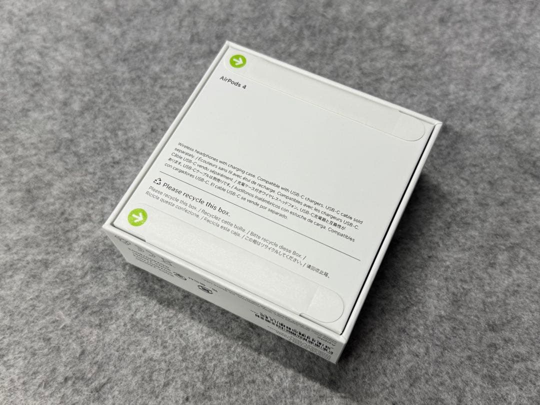 【新品未開封】Apple AirPods 4（ANC無）