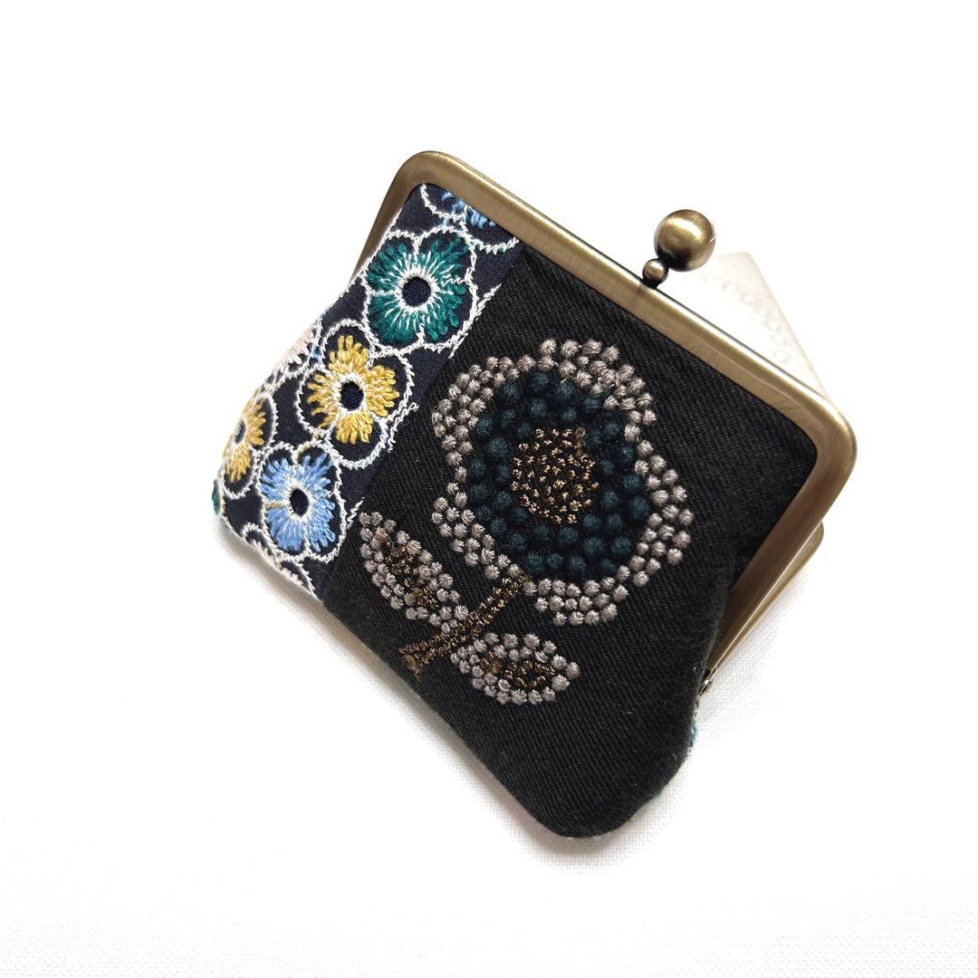 ミナペルホネン　ハンドメイド　がま口⭐️chum piha ⭐️財布　ポーチ